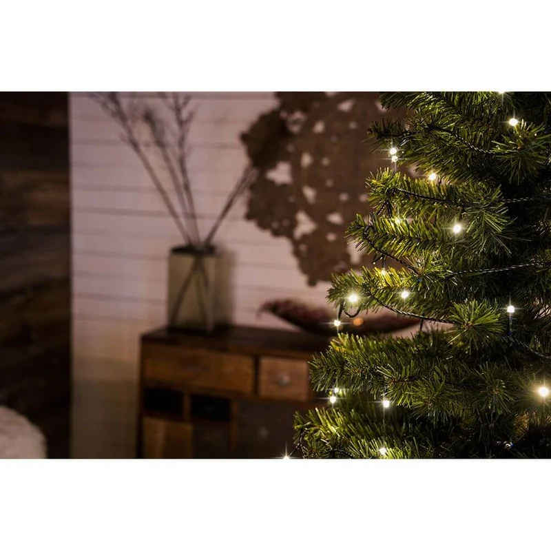14m Micro LED Lichterkette gefrostet 35 Warmweiße Dioden