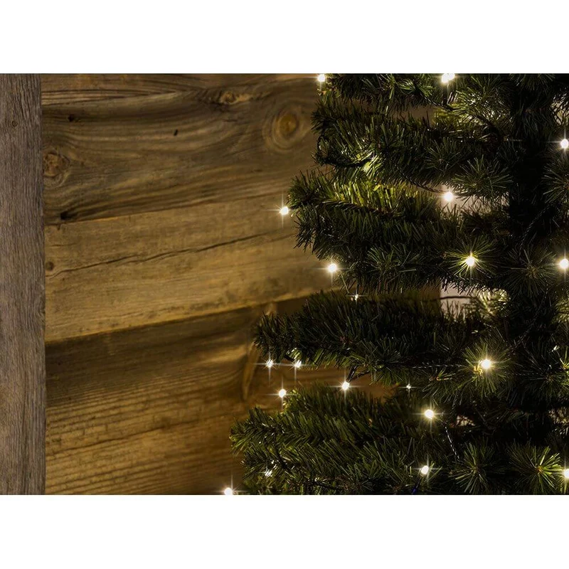 22m Micro LED Lichterkette gefrostet 20 Warmweiße Dioden