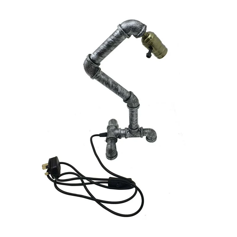 Steampunk Wasserrohr Tischlampen 40cm~1249