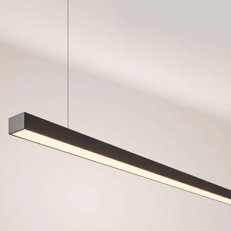 s.luce Oris LED-Linienlampe Büro-Pendelleuchte XL nach Maß 2700K
