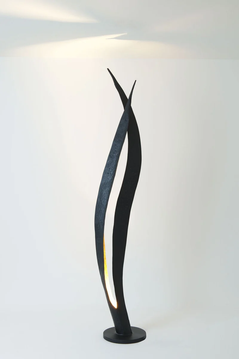 Stehlampe Barbone Rund 167 cm Gold