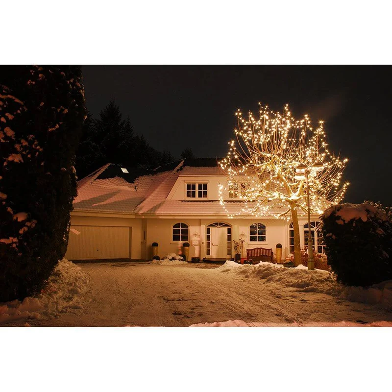 LED Minilichterkette 304 Warmweiße Dioden IP44