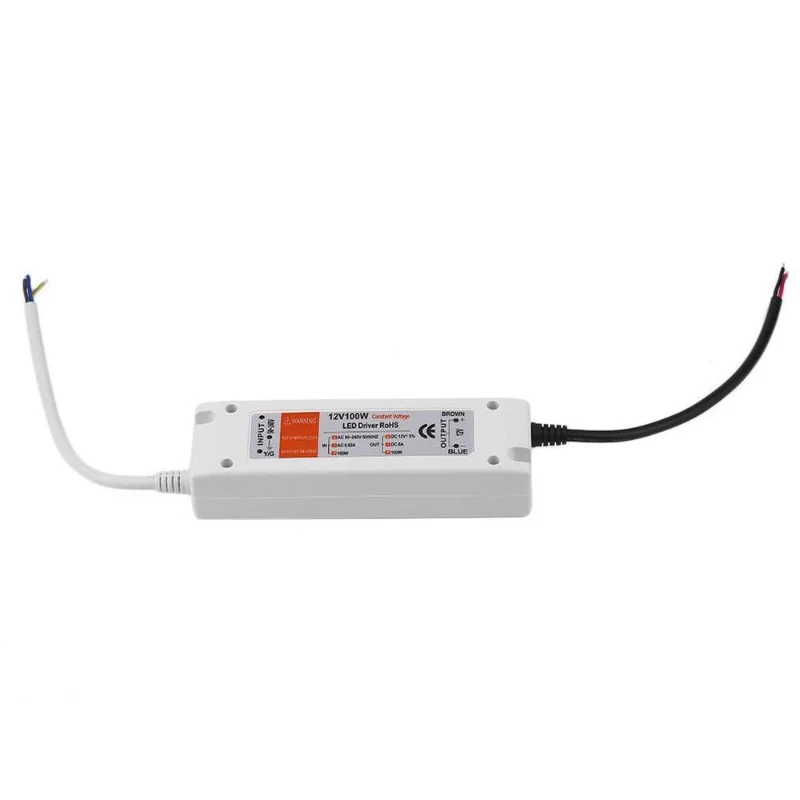 12V 100W LED Treiber IP20 Trafo Konstantspannung Netzteil ~1077