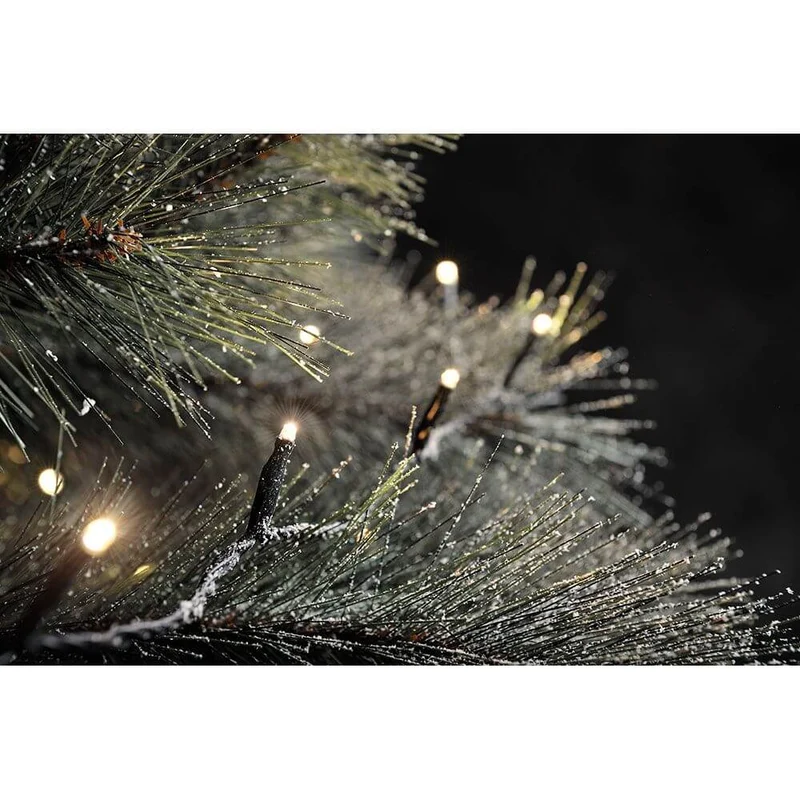 16m Micro LED kompakt System Erweiterung: Lichterkette 100 Warmweiße Dioden IP44