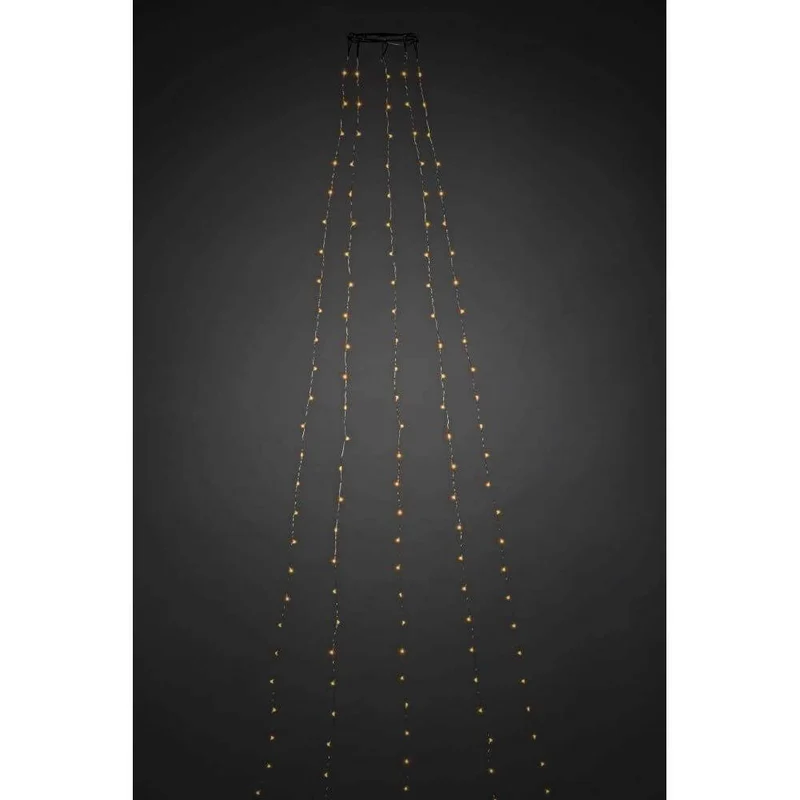 6,8m Micro LED Baummantel mit Ring Ø 11cm 5 Stränge 36 Dioden Multifunktion App-fähig