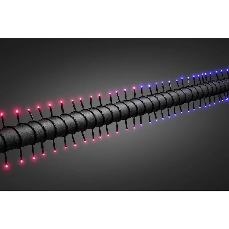 11m Micro LED Lichterkette mit rot/blau Farbwechsel 80 farbwechselnde Dioden IP44