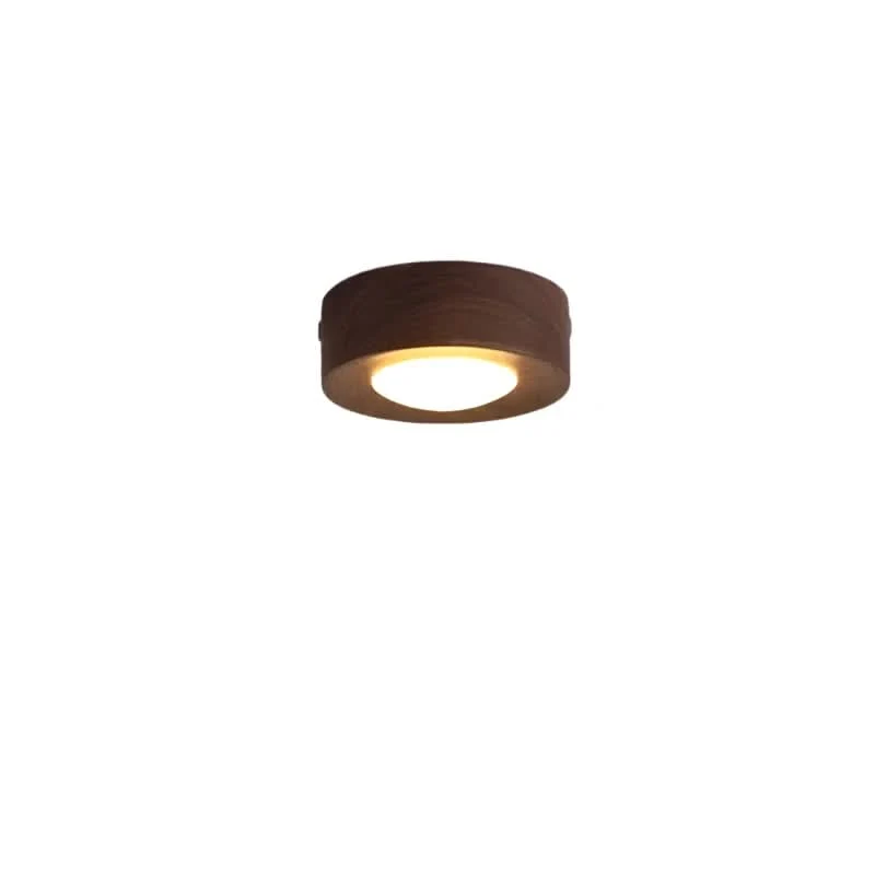 Plafondlamp Hout LED Integratie Essenhout Notenhout Warm Licht Woonkamer Slaapkamer Modern Scandinavisch Design | Sansoti