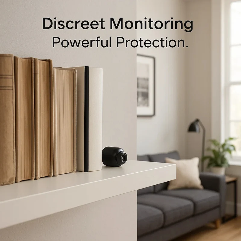 Draadloze Beveiligingscamera Full HD met Nachtzicht WiFi Bewegingsdetectie voor Slimme Thuisbeveiliging | Sansoti