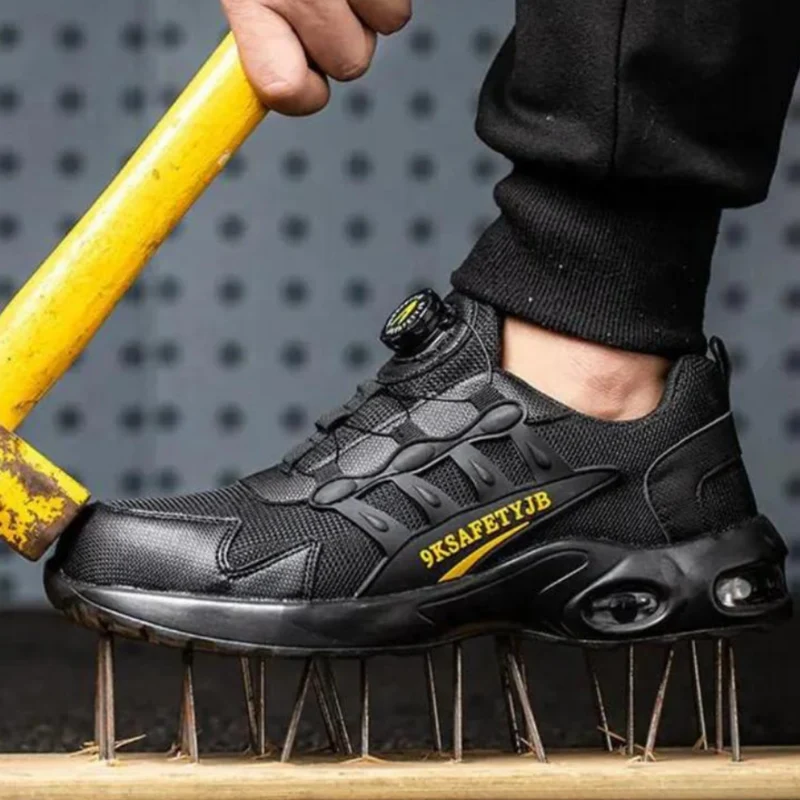 Veiligheidsschoenen Heren Stalen Neus Antislip Werkschoenen Waterdicht Ademend Kevlar Zool Bescherming | Sansoti