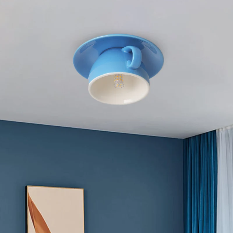 Keramische Hanglamp Pastelkleur Design Kroonluchter Woonkamer Slaapkamer Moderne Verlichting 5-10m² Eetkamer | Sansoti