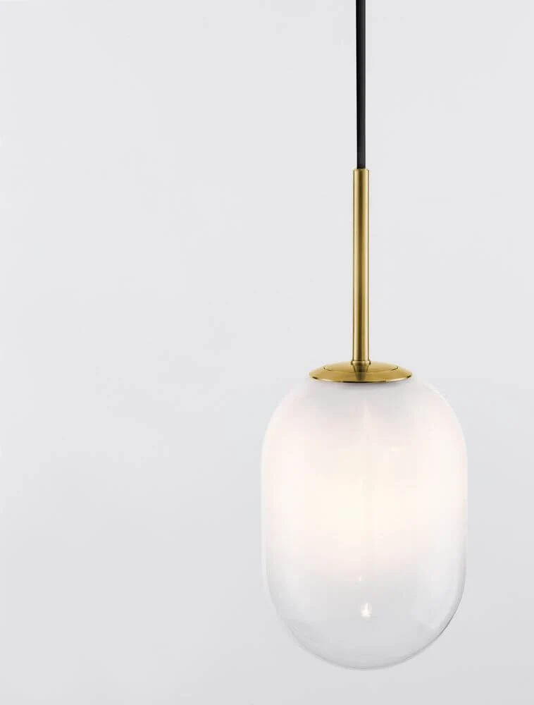Chrysi Pendelleuchte Gold, Weiß