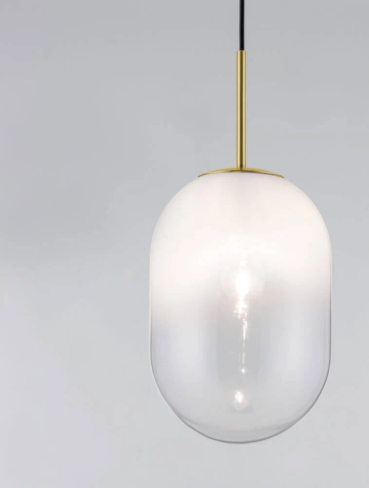 Chrysi Pendelleuchte Gold, Weiß