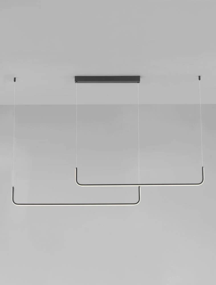 Strita LED Pendelleuchte 150cm 2-flammig 3000K