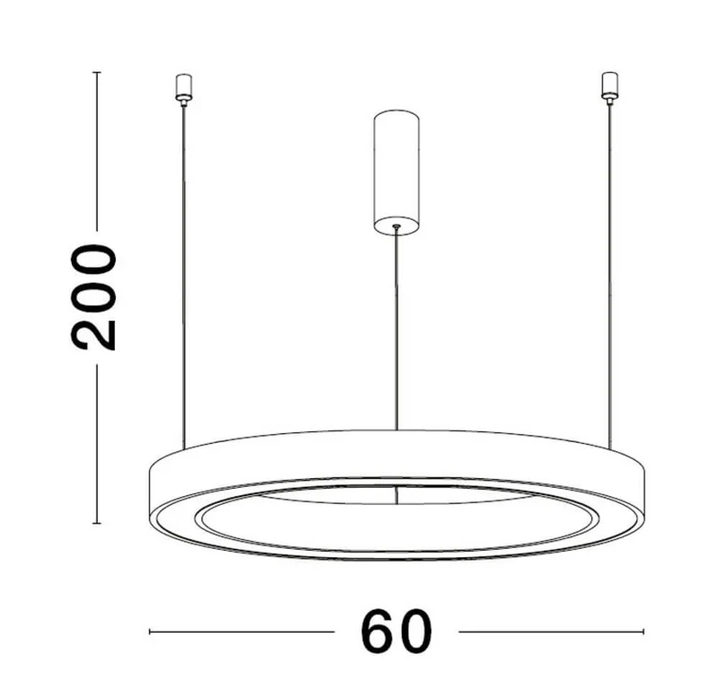 Sting LED Pendelleuchte Ø 60cm 3000K
