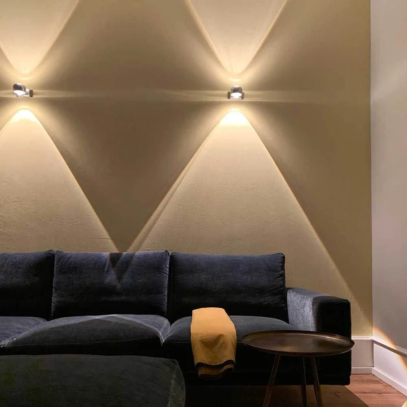 s.luce Beam Wandleuchte Up&Down mit Linsen