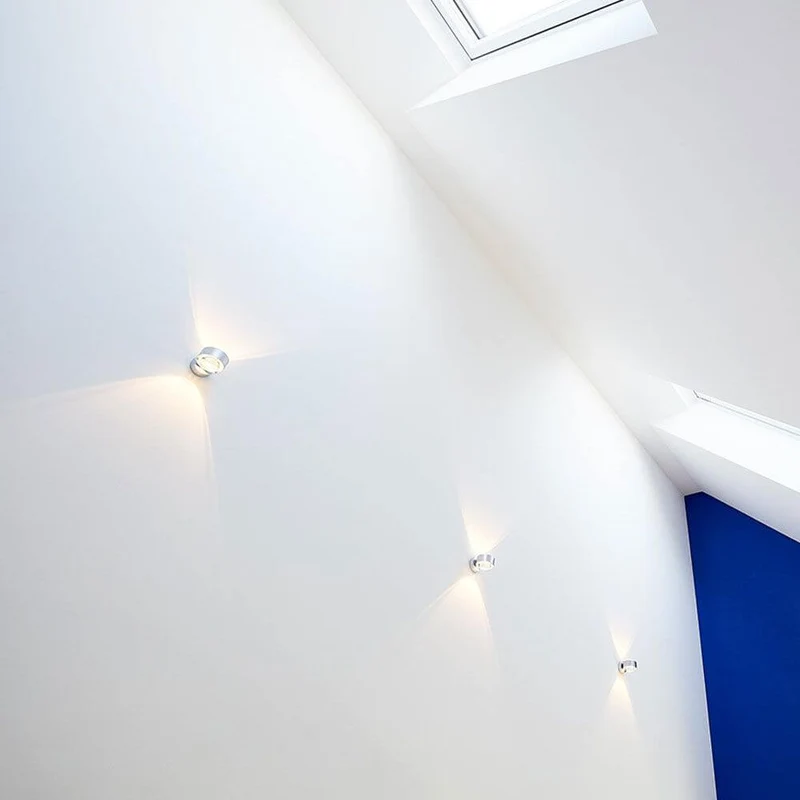 s.luce Beam Wandleuchte Up&Down mit Linsen