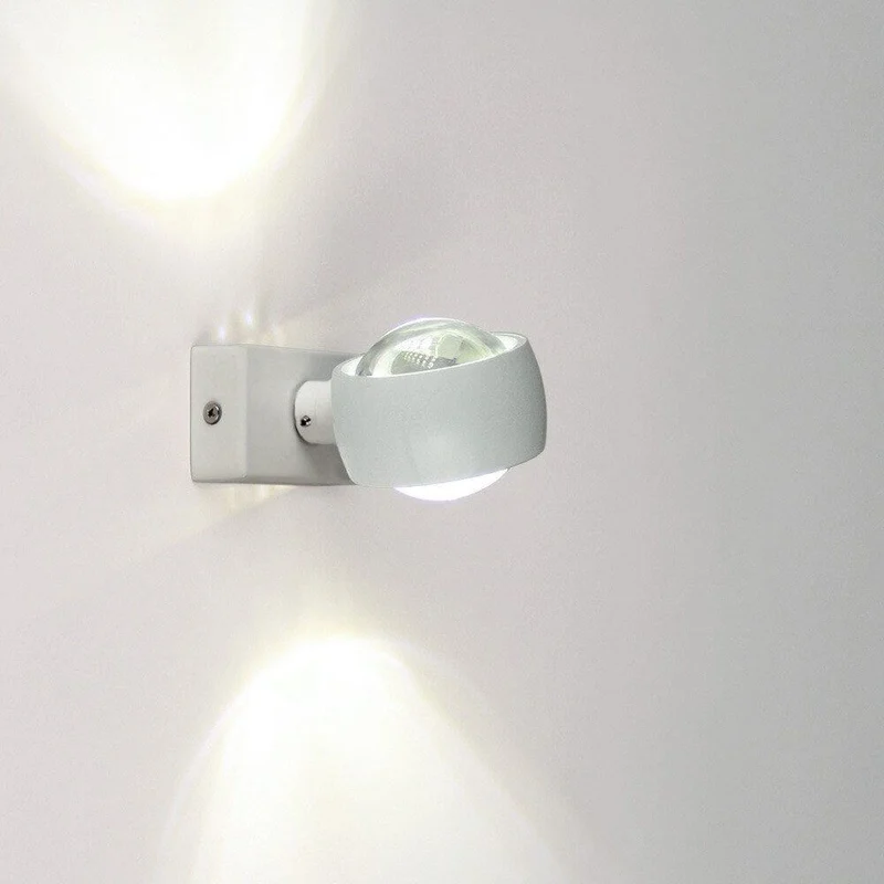 s.luce Beam Wandleuchte Up&Down mit Linsen