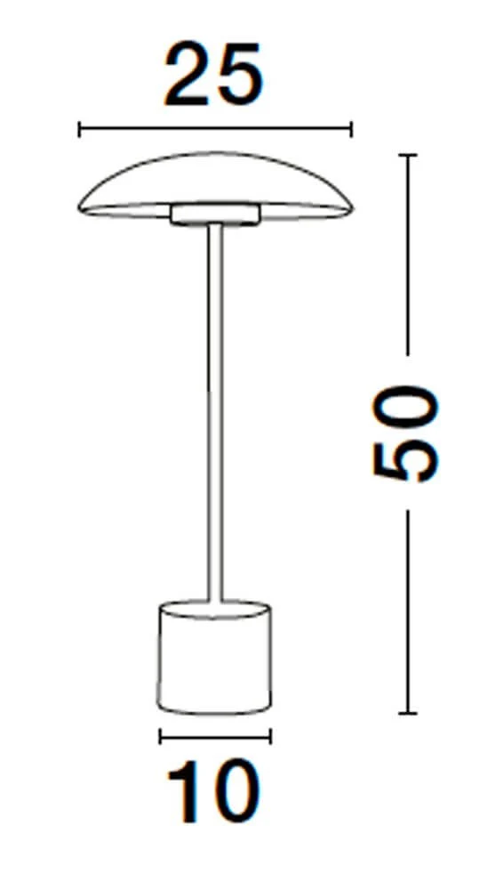 Lash LED Tischleuchte 3000K