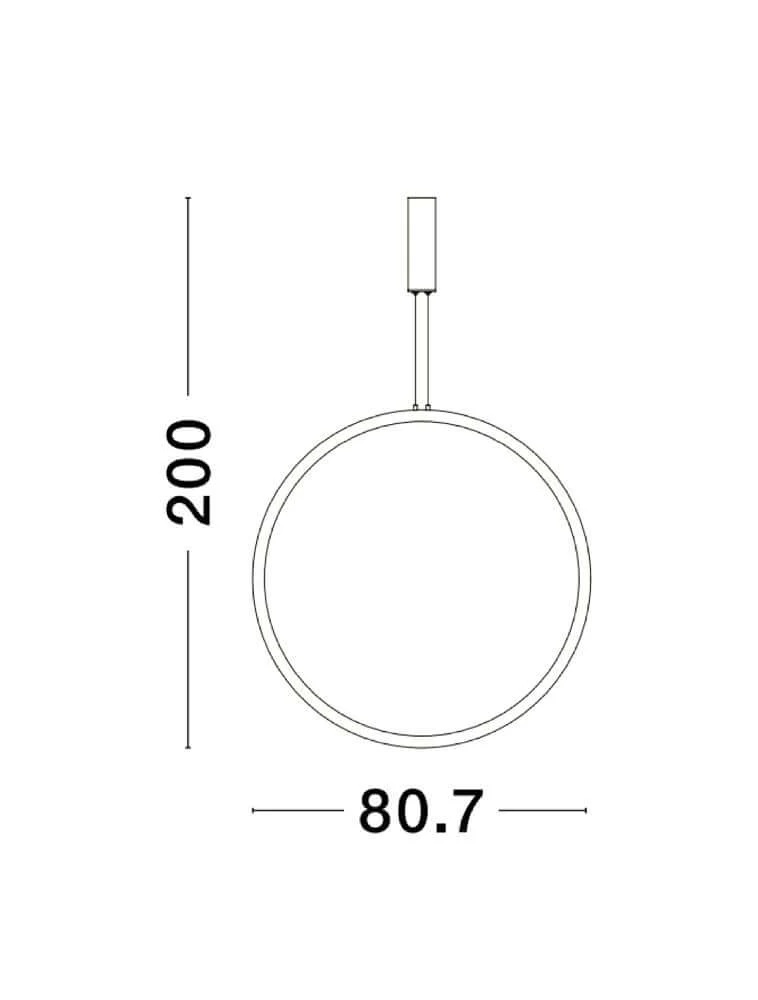 Change LED Pendelleuchte Ø 80,7cm 3000K