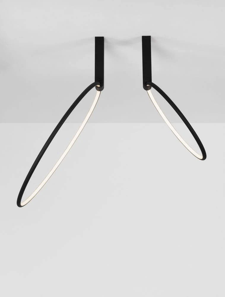Garve LED Deckenleuchte 2-flammig Ø 60cm 3000K
