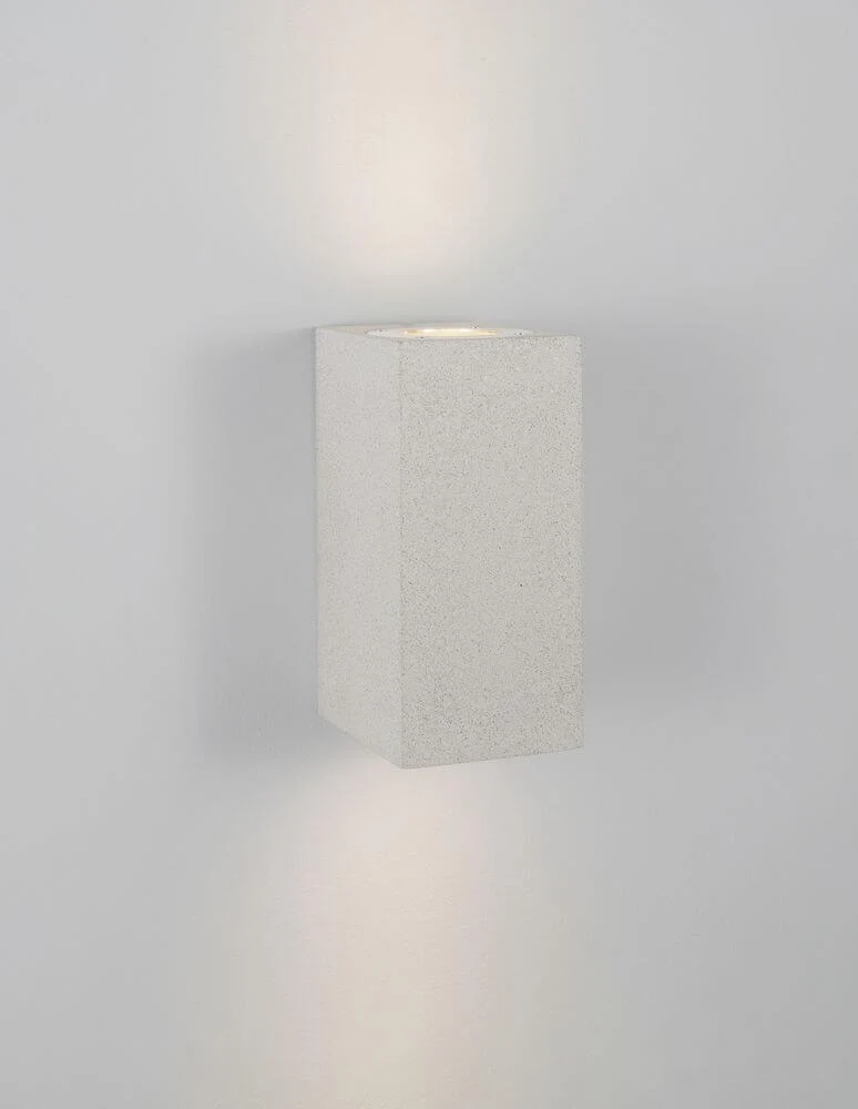Fuento Außenwandleuchte H 18cm Beton IP65