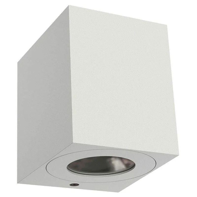 LED Außen-Wandleuchte Canto Kubi 2 IP44 Weiß