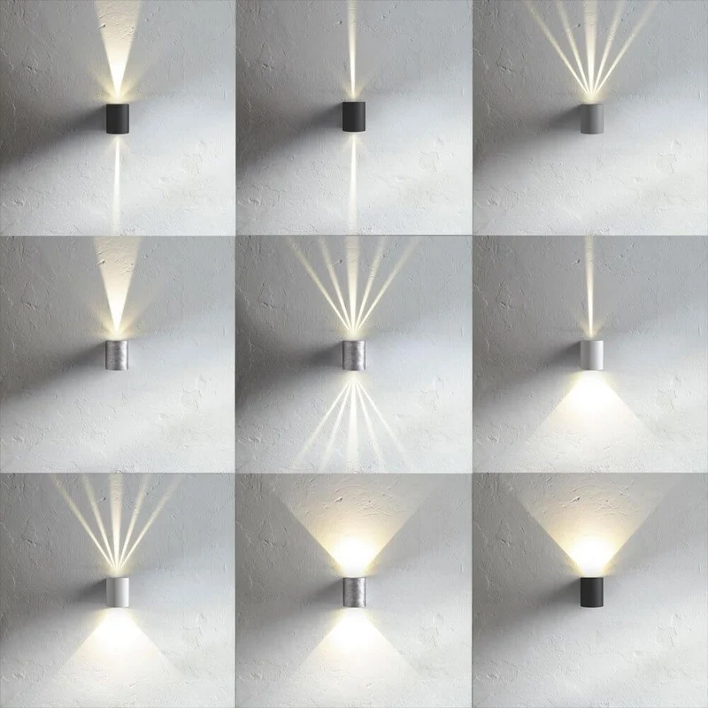 LED Außen-Wandleuchte Canto Kubi 2 IP44 Weiß