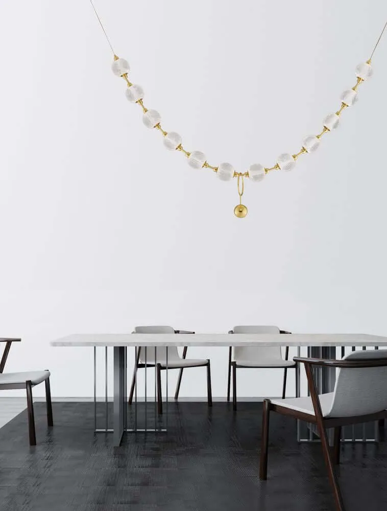 Brillante LED Pendelleuchte 12-flammig 3200K