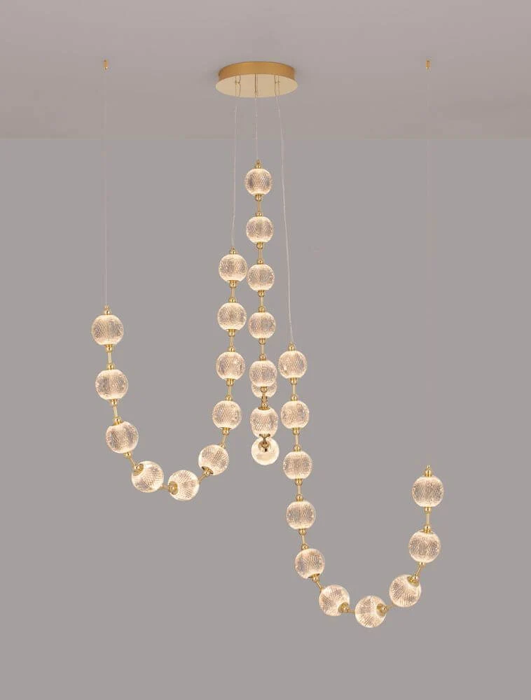 Brillante LED Pendelleuchte 30-flammig Ø 147cm 3200K