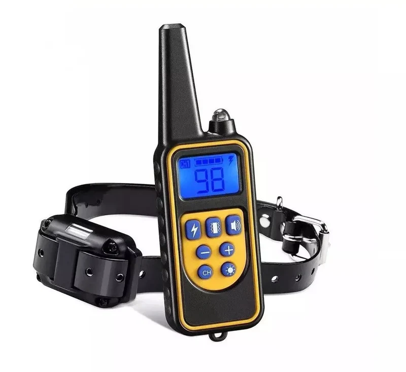 Oplaadbare Trainingsband voor Honden Waterbestendig 800m Bereik met Afstandsbediening voor Hondenerziehung | Sansoti