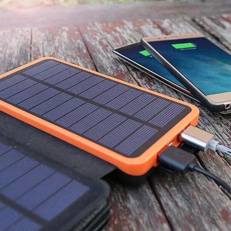 Powerbank 25000mAh Draagbaar USB-C Zonnepaneel Oplader Outdoor Snelladen Camping Avontuur Wandelen Reis | Sansoti
