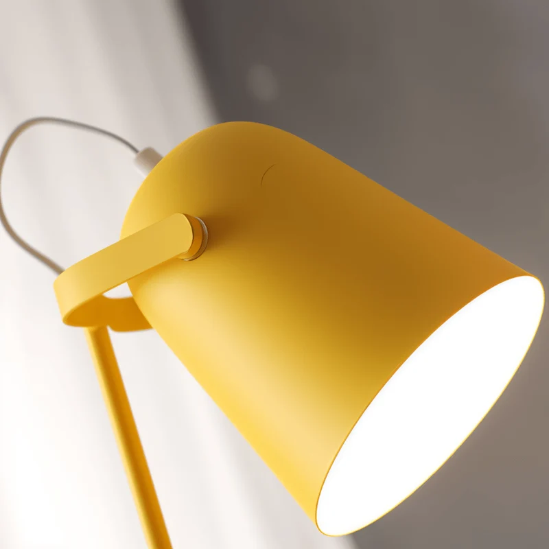 Draaibare Tafellamp LED E27 met Verstelbare Kap Zachte Verlichting Macaron Kleuren voor Lezen en Studeren | Sansoti
