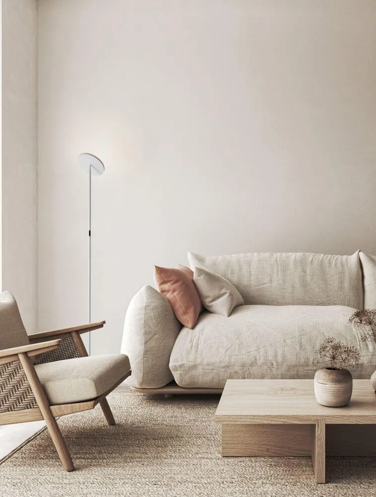 Sinkro LED Stehlampe Ø 25,2cm 3000K mit Drehschalter