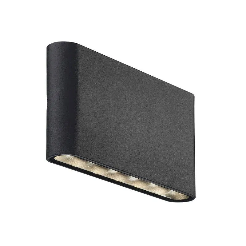 Kinver LED Außen-Wandleuchte IP54 Schwarz