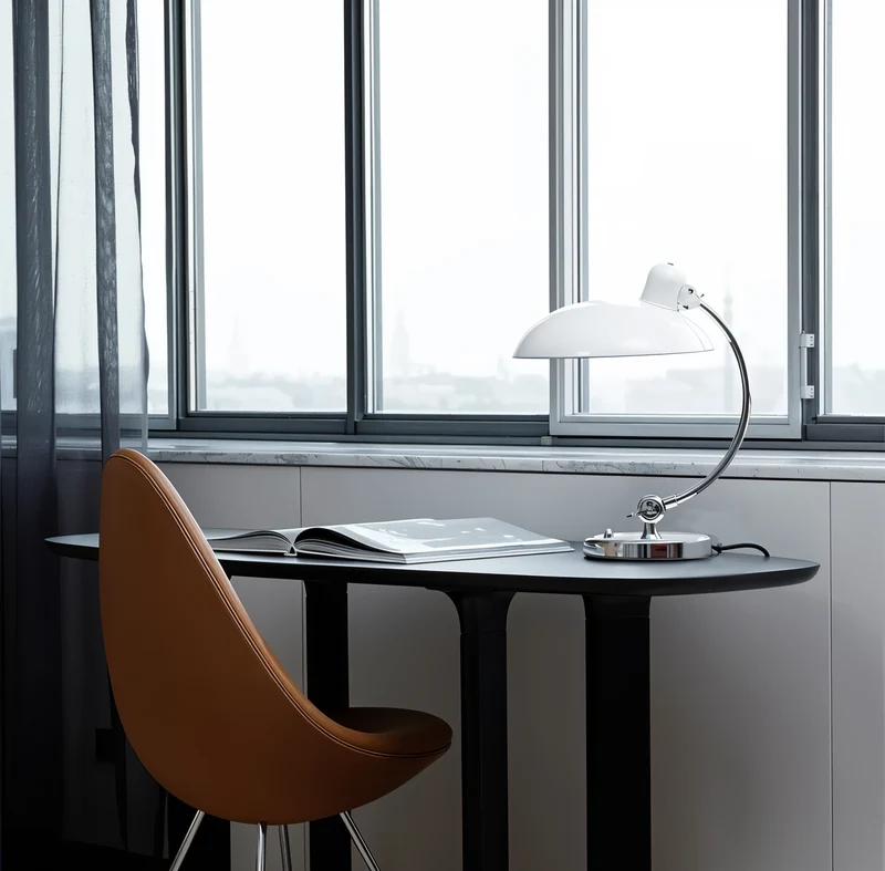 Bureaulamp met Verstelbare Arm Metaal Vintage Stijl E27 Fitting Tafelverlichting 42,5 cm Hoog Industrieel | Sansoti
