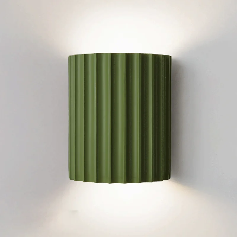 Kunststof Wandlamp met Artistiek Design Warm & Koud Licht LED Verlichtingsarmatuur voor Modern Interieur | Sansoti
