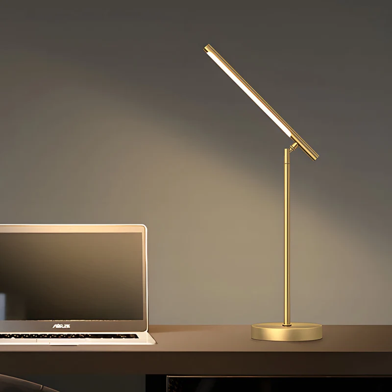 Verstelbare Bureaulamp LED met Dimfunctie Modern Minimalistisch Design Werklamp Leeslamp Thuiskantoor | Sansoti