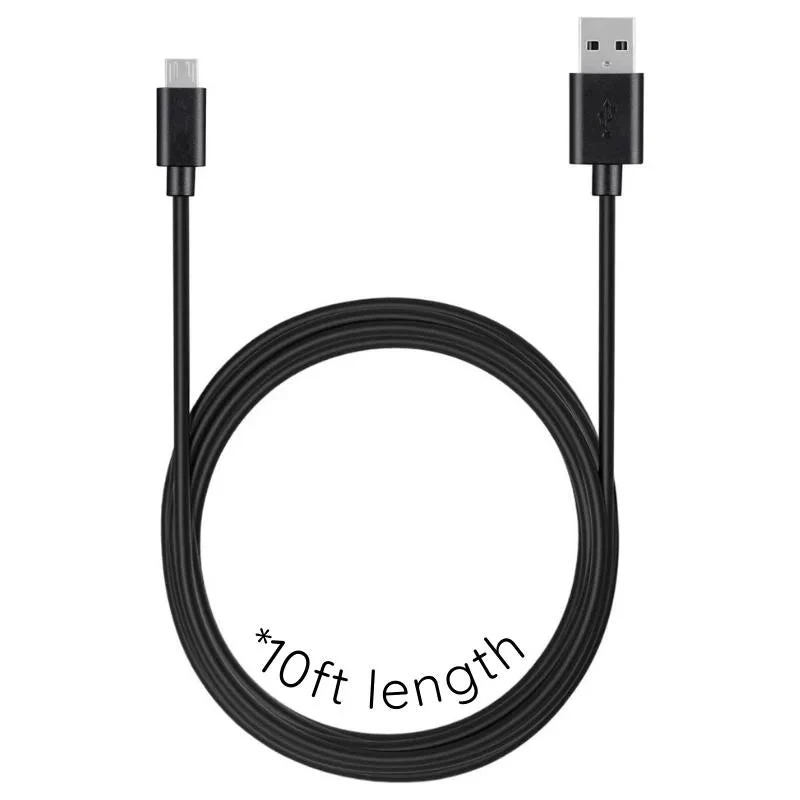 3 Meter Micro USB Oplaadkabel met Versterkte Aansluiting Snel Laden voor Smartphones Tablets en Accessoires | Sansoti