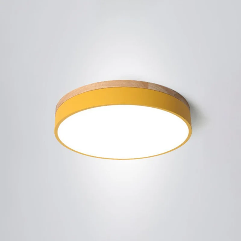 Ronde LED Plafondlamp Dimbaar met 3 Lichtinstellingen Modern Design voor Woonkamer Slaapkamer Keuken Hal | Sansoti