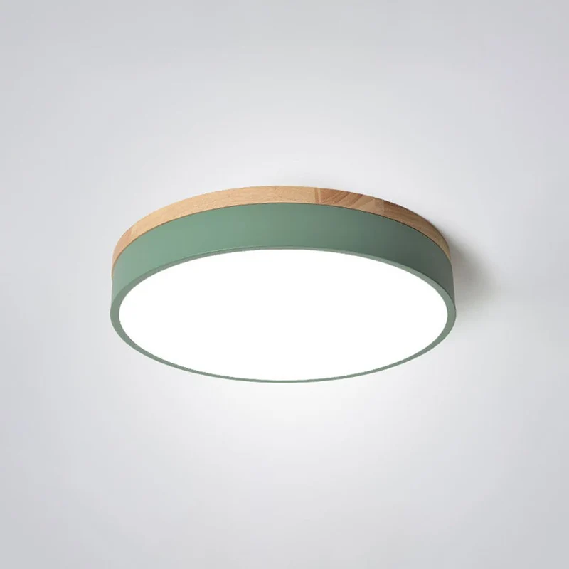 Ronde LED Plafondlamp Dimbaar met 3 Lichtinstellingen Modern Design voor Woonkamer Slaapkamer Keuken Hal | Sansoti