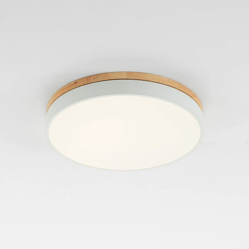 Ronde LED Plafondlamp Dimbaar met 3 Lichtinstellingen Modern Design voor Woonkamer Slaapkamer Keuken Hal | Sansoti