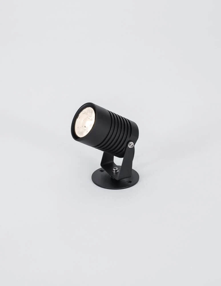Fend LED Außenwandleuchte Base Flach 3000K Schwarz IP65
