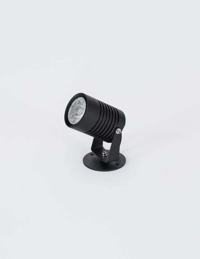 Fend LED Außenwandleuchte Base Flach 3000K Schwarz IP65
