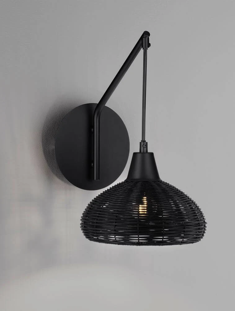 Fado Wandleuchte Ø 20,5cm E27 Rattan
