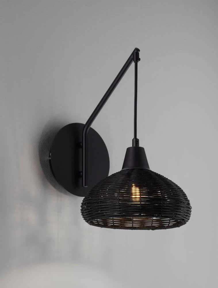 Fado Wandleuchte Ø 20,5cm E27 Rattan