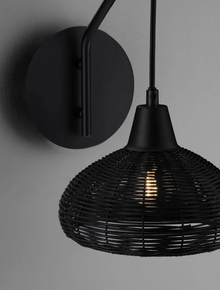 Fado Wandleuchte Ø 20,5cm E27 Rattan