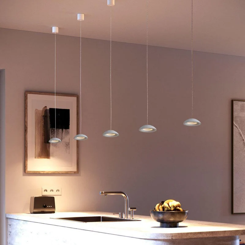 s.luce Santa Air LED Esstisch-Hängeleuchte 5-flammig 160cm