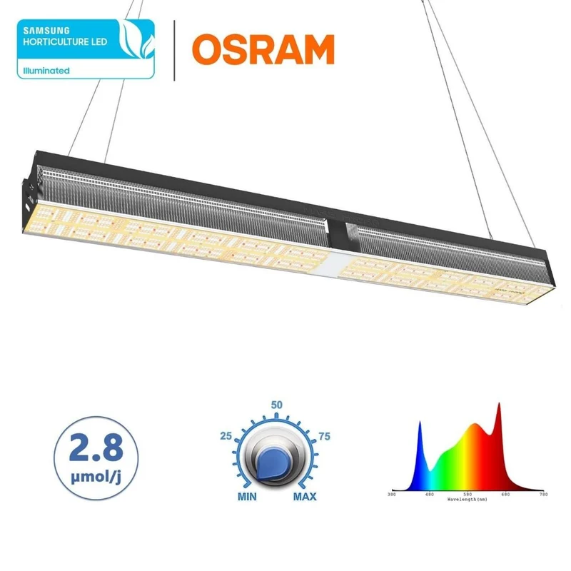 Mars Hydro SP 6500 Samsung LM301B 650W LED-Wachstumslampe für Gewächshäuser