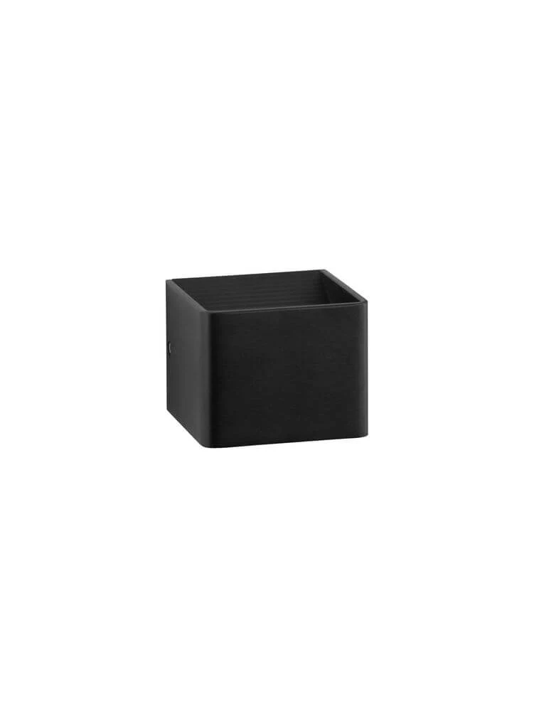 Epic LED Wandleuchte Rechteckig 3000K Schwarz
