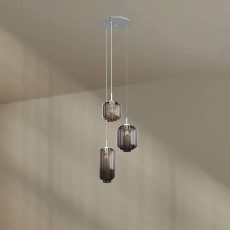 s.luce Velo Galerieleuchte 3-flammig Ø 40cm Baldachin Ø 18/20/25cm